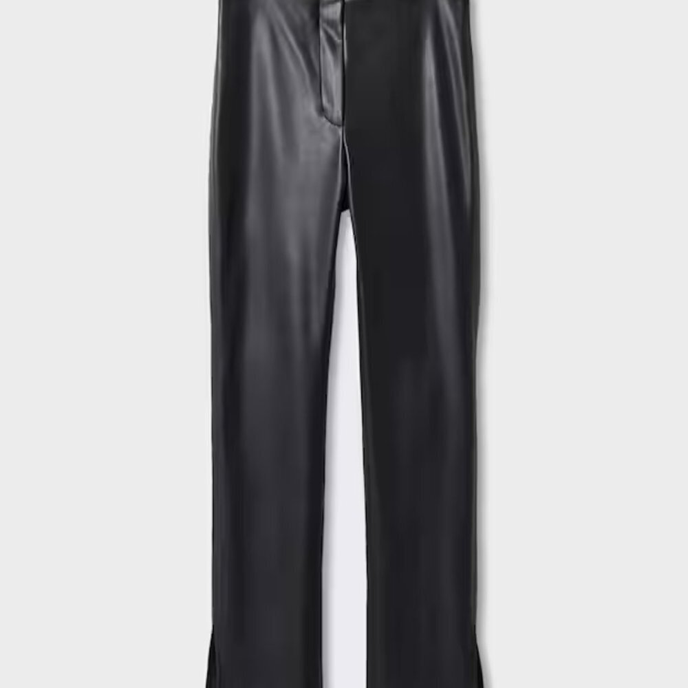NWT Mango Faux-leather pants - Picture 3 of 14